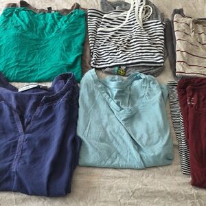 Assorted Colorful Tops